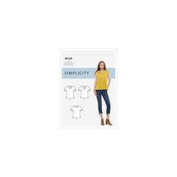 SIMPLICITY Sewing Pattern S9133 Misses' Tops, Various, K5 (8-10-12-14-16)