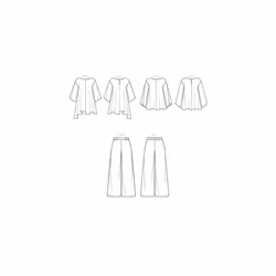 Simplicity Sewing Pattern S9149 Misses' Tops & Pants, K5 (8-10-12-14-16)