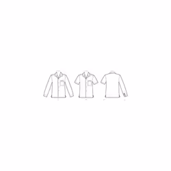 Simplicity Sewing Pattern S9157 Men's Open Pointed Collar Shirts, AA (34-36-38-40-42)