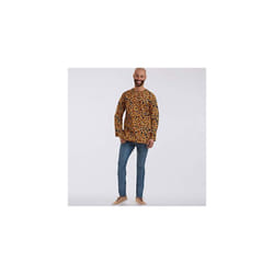 Simplicity Sewing Pattern S9158 Men's Half Buttoned Shirts, AA (34-36-38-40-42)