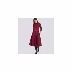 SIMPLICITY SS9176AA AA (10-12-14-16-18) Misses' & Women's fit & Flare Dresses with Sleeve & Neckline Variations & Reversible ...