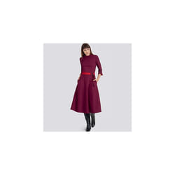 SIMPLICITY SS9176AA AA (10-12-14-16-18) Misses' & Women's fit & Flare Dresses with Sleeve & Neckline Variations & Reversible Belt