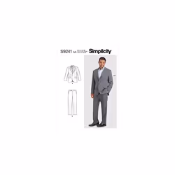 SIMPLICITY SS9241AA Men/BOY Sportswear, White, AA (34-36-38-40-42)