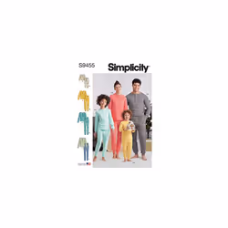 Sewing Pattern S9455 Misses', Men's and Children's Knit Pants and Top