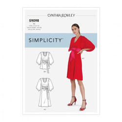 Simplicity Sewing Pattern 9098 Women U5 (16-18-20-22-24)