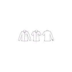 Sewing Pattern S9157 Men's Open Pointed Collar Shirts, BB (44-46-48-50-52)