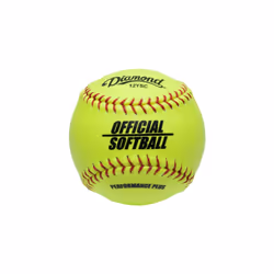 Diamond Official Fastpitch 12Ysc Softballs with Bucket 18 Ball Pack W/Bucket