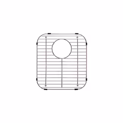 Franke Evolution Universal Double Bowl Sink Protection Grid In Stainless Steel With Rear Drain, Fgd75, 13.125" X 11.625" X 1. ...