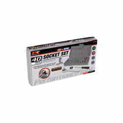 W1173 SAE/Metric 40-Piece SAE and Metric Socket Set, 1/4-Inch & 3/8-Inch Drive