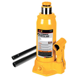 Performance Tool W1621 2-Ton (4 000 lbs.) Heavy Duty Hydraulic Bottle Jack Yellow
