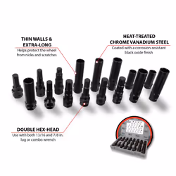 Wilmar M994 Locking Lug Nut Master Key Set
