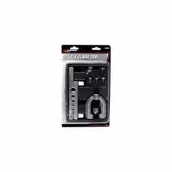Performance Tool W80670 7Pc Flaring Tool Set for 3/16  1/4  5/16  3/8 and 1/2-Inch O.D. tubing sizes with Lever Lock Flaring Bar and Storage Case