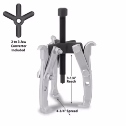 Performance Tool W87123 3-1/4-Inch Reach x 4-3/4-Inch Spread 2-Jaw Gear Puller