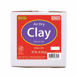AMACO Air Dry Clay Terra Cotta 10 lbs Brown