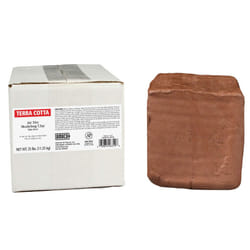 AMACO AMA46319S Air Dry Clay  Terra Cotta  25 lbs.