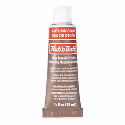 AMACO Rub n Buff Wax Metallic Finish - Rub n Buff Autumn Gold 15ml Tube - Versatile Gilding Wax for Finishing Furniture Antiq ...