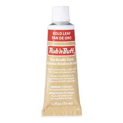 AMACO Rub n Buff Wax Metallic Finish - Rub n Buff Gold Leaf 15ml Tube - Versatile Gilding Wax for Finishing Furniture Antiquing and Restoration - Rub