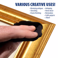 AMACO Rub n Buff Wax Metallic Finish - Rub n Buff Gold Leaf 15ml Tube - Versatile Gilding Wax for Finishing Furniture Antiquing and Restoration - Rub