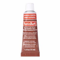 AMACO Rub n Buff Wax Metallic Finish - Rub n Buff Spanish Copper 15ml Tube - Versatile Gilding Wax for Finishing Furniture An ...
