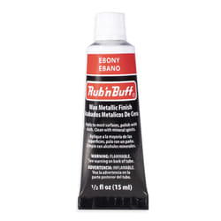 AMACO Rub n Buff Wax Metallic Finish  Rub n Buff Ebony 15ml Tube  Versatile Gilding Wax for Finishing Furniture Antiquing and