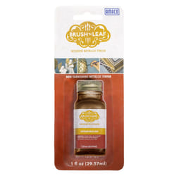 AMACO Brush N Leaf - Gold Leaf 1oz Bottle - Liquid Gold Leaf Paint for Metal Wood Ceramic and More - Interior Liquid Leaf Paint for Objects and Furnit