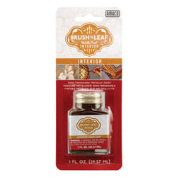 BRUSH N LEAF 1OZ ANTIQUE GLD