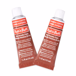 AMACO Rub n Buff Wax Metallic Finish - 2 Rub n Buff Spanish Copper 15ml Tubes - Versatile Gilding Wax for Finishing Furniture ...
