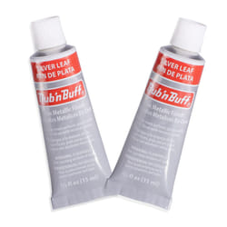AMACO Rub n Buff Wax Metallic Finish - 2 Rub n Buff Silver Leaf 15ml T