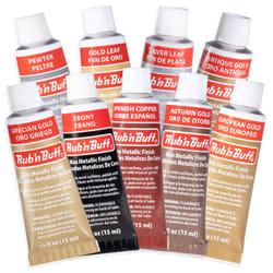 AMACO Rub n Buff Wax Metallic Finish 9 Color Kit - Antique Gold Europe