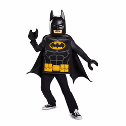 Batman Lego Movie Classic Costume  Black  Small (4-6)