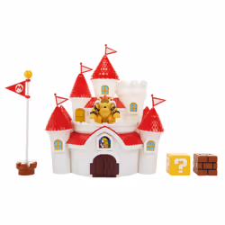 JAKKS Pacific Nintendo Deluxe Mushroom Kingdom Castle, Castle, 3 yr(s), Multicolour, Plastic