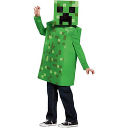 ) Minecraft Creeper Child Costume - L (10-12