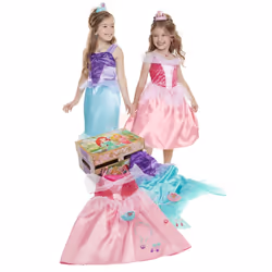 Disney Princess Ariel & Aurora Dress Up Trunk for Pretend Play