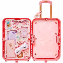 Disney Princess Style Collection Suitcase Travel Set, On-The-Go, 17 Pieces, 3 +