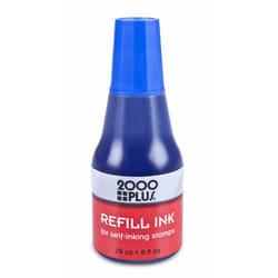 Cosco Self-Inking Stamp Ink Refill  25 cc  0.9 oz. (Blue)