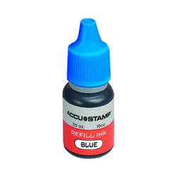 ACCU-STAMP Ink Refill for Pre-Ink Stamps  Blue  .35oz (090682)