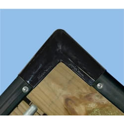Taylor Made Products 90 Degree Vinyl Dock Corner Bumper (Black)
