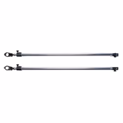 TaylorMade Adjustable Bimini Support Poles Pair Black 28 to 48 Upgrade you rear straps to keep your secure your bimini