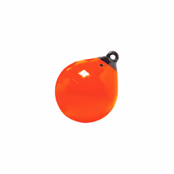 Taylor Made Products 61143 Tuff End Inflatable Vinyl Boat Buoy  Orange  12 inch Diameter