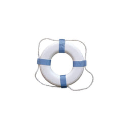 Taylor Made Decorative Ring Buoy  17  WhiteBlue  Not USCG Approved