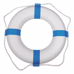 Taylor Made Products 372 Decorative Ring Buoy  20-Inch  White