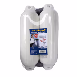 4' X 16' BG 2 PK. WHITE W/BLK. ROPE