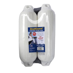 4' X 16' BG 2 PK. WHITE W/BLK. ROPE