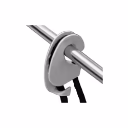 Taylor Made Products 1108 Boat Fender Hanger (Clip Rail Mount  Up to 1-Inch Rails)   White