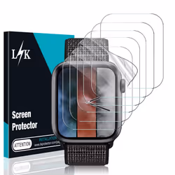 LK 6 Pack Screen Protector Compatible with Apple Watch Series 6 5 4 SE