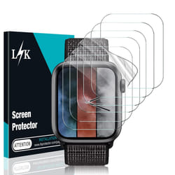 LK 6 Pack Screen Protector Compatible with Apple Watch Series 6 5 4 SE