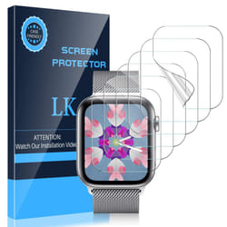LK [6 Pack] Screen Protector for Apple Watch 40mm SE/Series 4/5/6 and