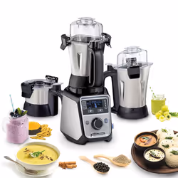 Hamilton Beach 58770-SAU Juicer Mixer Grinder, 1400 W, Stainless Steel