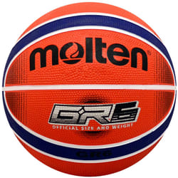 Molten Premium 12 Panel Design Rubber Basketball  Red/Blue  Size 6