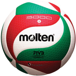 Molten V5M5000 Men's NCAA Flistatech Volleyball  Red/Green/White  1